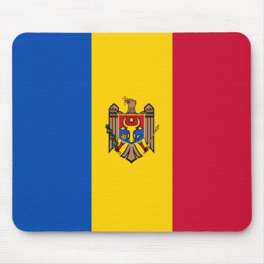 Moldova Vlag Muismat (Voorkant)