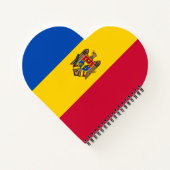 Moldova Vlag Notitieboek (Achterkant)