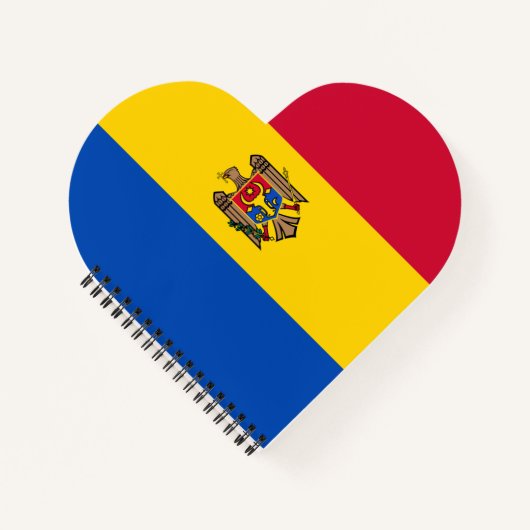 Moldova Vlag Notitieboek (Voorkant)