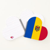 Moldova Vlag Notitieboek (Binnen)