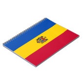 Moldova Vlag Notitieboek (Linkerzijde)
