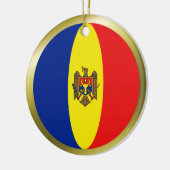 Moldova Vlag Ornament (Links)