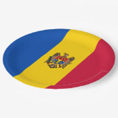 Moldova Vlag Papieren Bordje (Gekanteld)