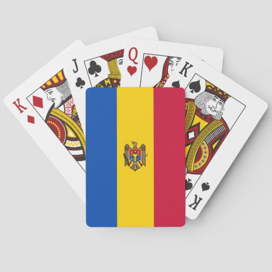 Moldova Vlag Pokerkaarten (Achterkant)