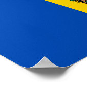 Moldova Vlag Poster (Hoek)