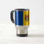 Moldova Vlag Reisbeker (Voorkant links)