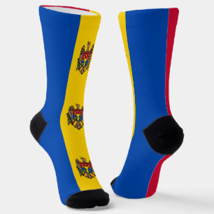 Moldova Vlag Sokken