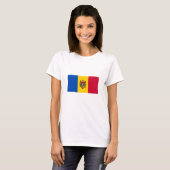 Moldova Vlag T-shirt (Voorkant volledig)