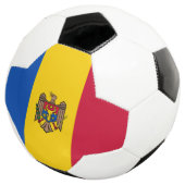 Moldova Vlag Voetbal (Drie kwart)