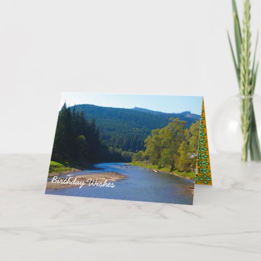 Moldovische magisch, Rivier in de bergen Kaart (Voorkant)