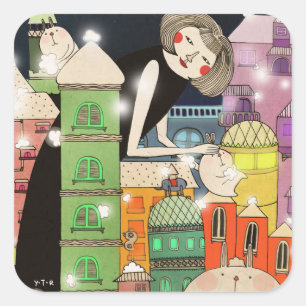 Moldy City 2013 Vierkante Sticker