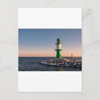 Mole aan de kust van het Oostzeegebied in Duitslan Briefkaart
