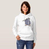 Mole als boer met Pickaxe & Spotlight Hoodie (Voorkant volledig)