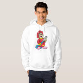 Mole als brandweerman met slang hoodie (Voorkant volledig)