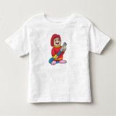 Mole als brandweerman met slang kinder shirts (Voorkant)