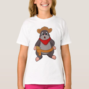 Mole als Cowboy T-shirt