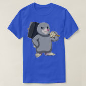 Mole als Handyman met Hammer T-shirt (Design voorkant)