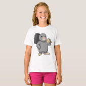 Mole als Handyman met Hammer T-shirt (Voorkant volledig)