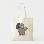 Mole als Handyman met Hammer Tote Bag (Voorkant)