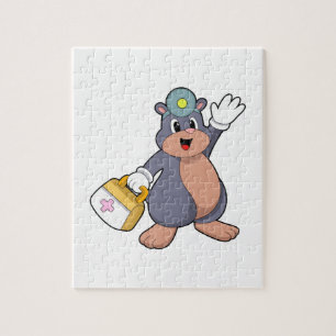 Mole als verpleegster met verbandtrommel.PNG Legpuzzel