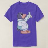 Mole als wetenschapper met testbuis t-shirt (Design voorkant)