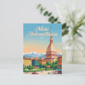 Mole Antonelliana Italië Briefkaart (Staand voorkant)