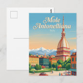 Mole Antonelliana Italië Briefkaart (Voorkant / Achterkant)