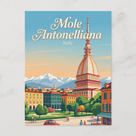 Mole Antonelliana Italië Briefkaart (Voorkant)