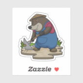 Mole as Farmer Sticker (Vel)