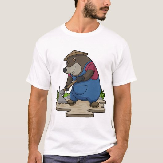Mole as Farmer T-shirt (Voorkant)
