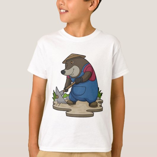 Mole as Farmer T-shirt (Voorkant)