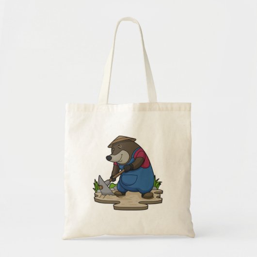 Mole as Farmer Tote Bag (Voorkant)
