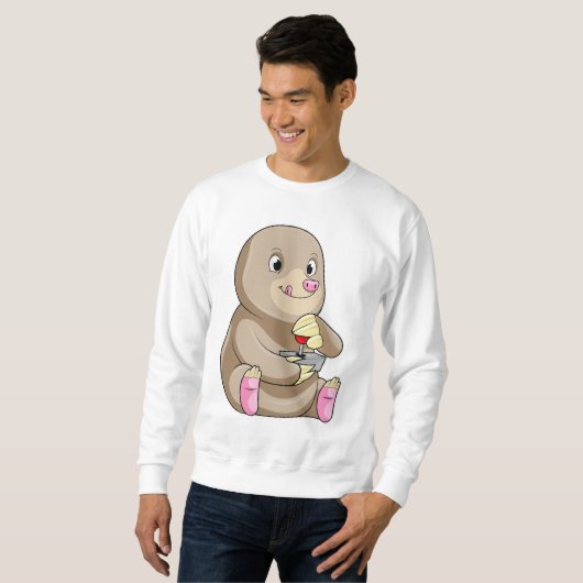 Mole as Gamer met Joystick Trui (Voorkant volledig)