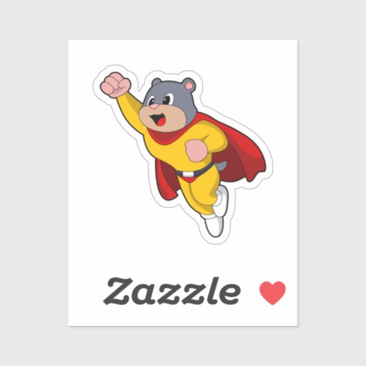 Mole as Hero Sticker (Vel)