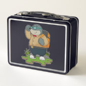 Mole as Hiker with Backpack (Achterkant)