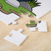 Mole as Hiker with Backpack Legpuzzel (Zijkant)