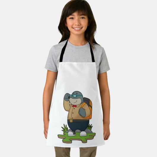 Mole as Hiker with Backpack Schort (Insitu)