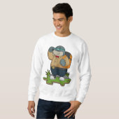 Mole as Hiker with Backpack Trui (Voorkant volledig)