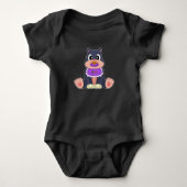 Mole Baby Pacifier Bib Romper (Voorkant)