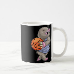 Mole Basketball Player Basketball Koffiemok