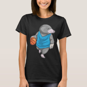 Mole Basketball speler Basketbal T-shirt