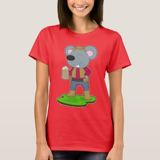 Mole Beer mug Beer T-shirt (Voorkant)