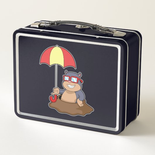 Mole bij Raining met Umbrella (Achterkant)