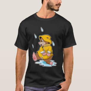 Mole bij Regen met regendruppels T-shirt