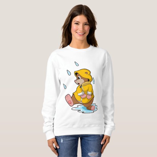 Mole bij Regen met regendruppels Trui (Voorkant volledig)