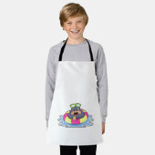 Mole bij Zwemmen met Swim ring.PNG Schort (Gedragen)