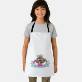 Mole bij Zwemmen met Swim ring.PNG Schort (Insitu)