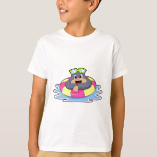 Mole bij Zwemmen met Swim ring.PNG T-shirt