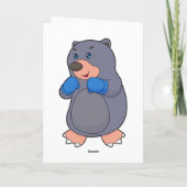 Mole Boksen Boxer Bokshandschoenen Kaart (Achterkant)