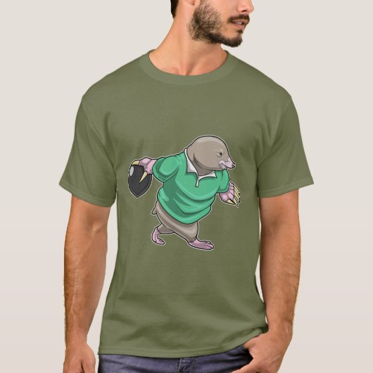 Mole Bowling bal T-shirt (Voorkant)